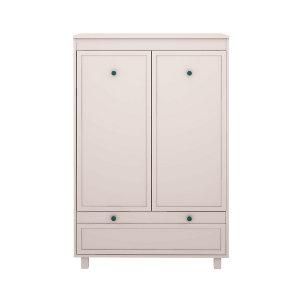 Vintage kast met planken en lade cashmere