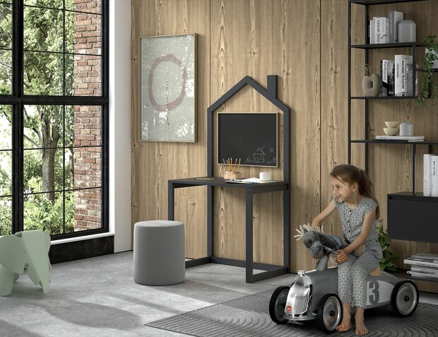 Bureau in huisje massief grenen antra