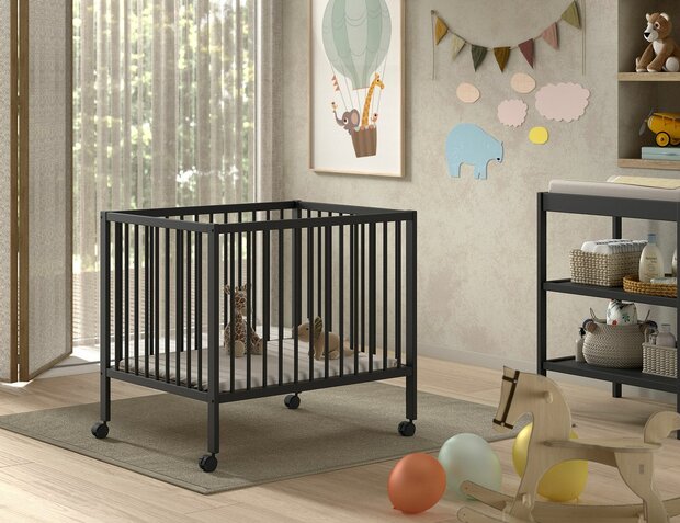 Jaxx Dino babybox 95x75 antraciet