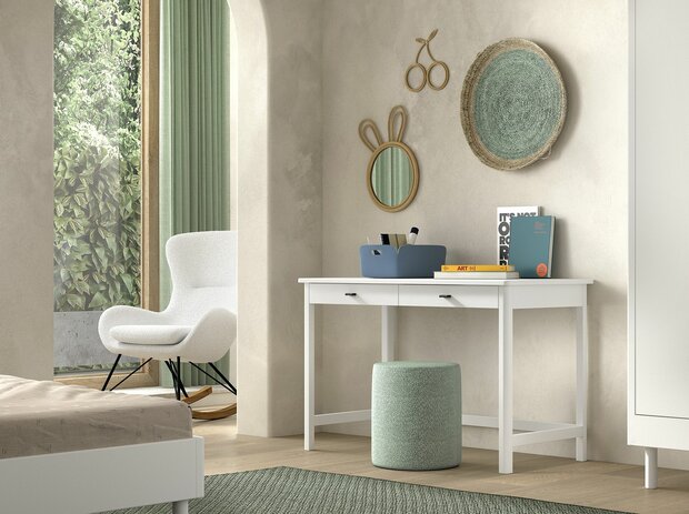 Forrest bureau beuken wit met lade