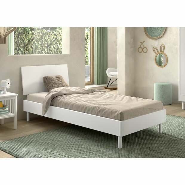 Forrest bed 90x200 hoofdbord beuken