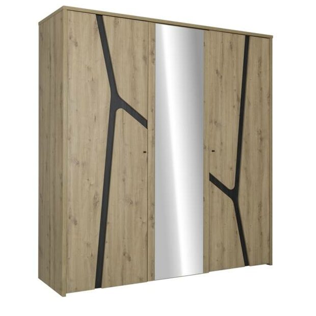 Gami Alana 3 deurs kast met spiegel