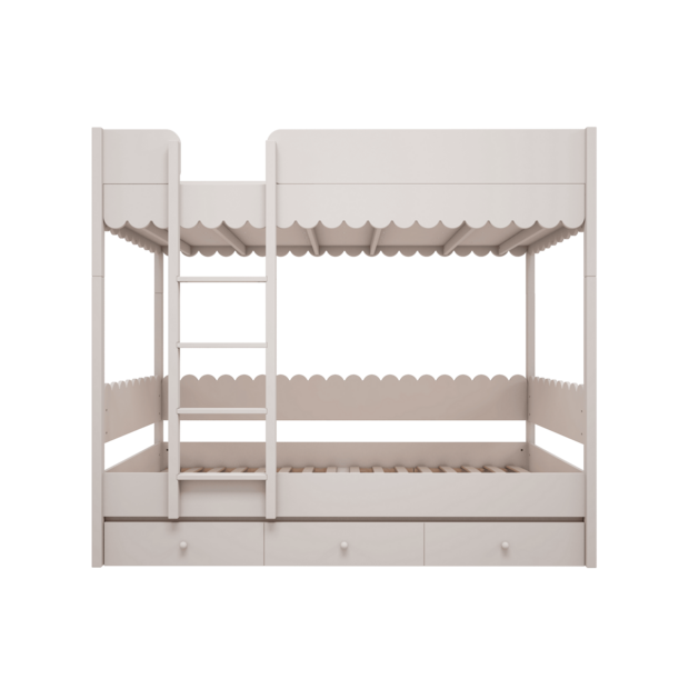 Babushka stapelbed 90x200 wit