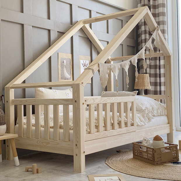 coco slats bedhuisje 90x200 onbehandelhout 