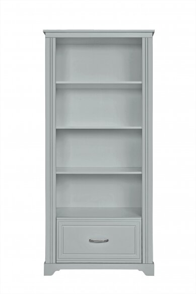 melody boekenkast grijs met lade