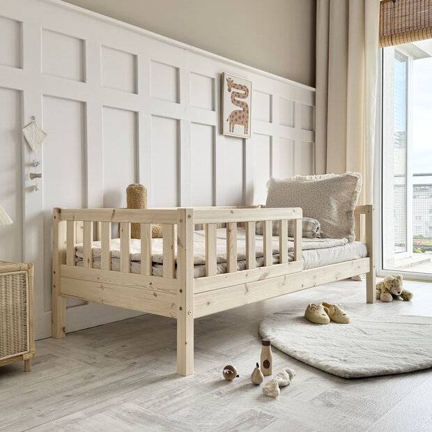 Basic David pure wood 80x160 montessori bed