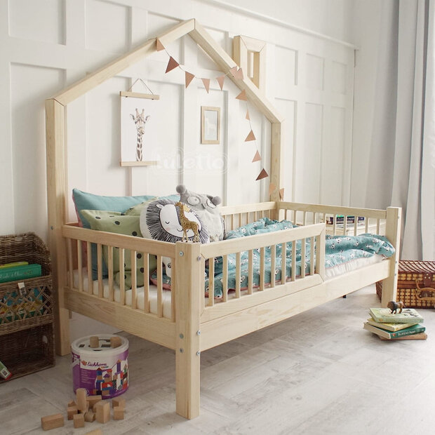 Java bed huisje 90x190