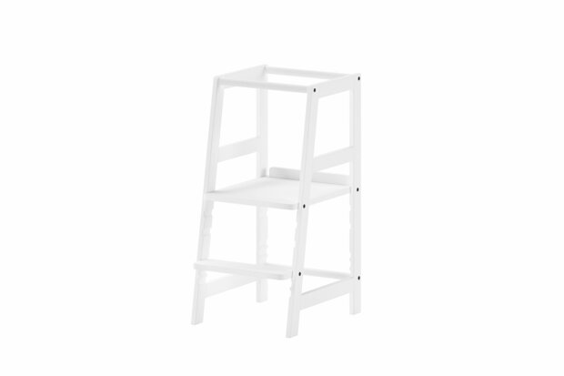 nature leertoren massief beuken wit