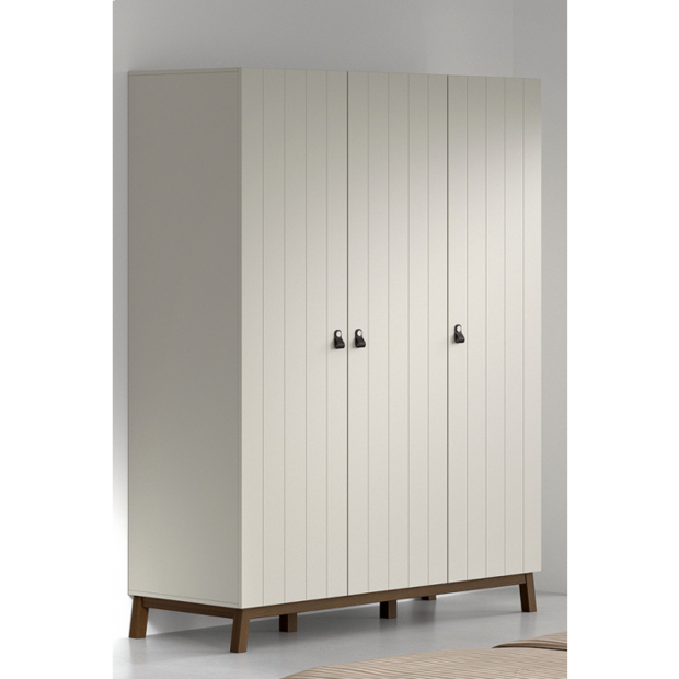 sezane 3 deurs kast clay walnoot