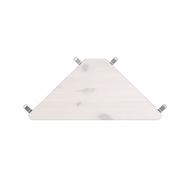 Lifetime hoeklegplank white wash