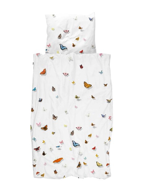 Snurk butterfly garden 140x200 overtrek