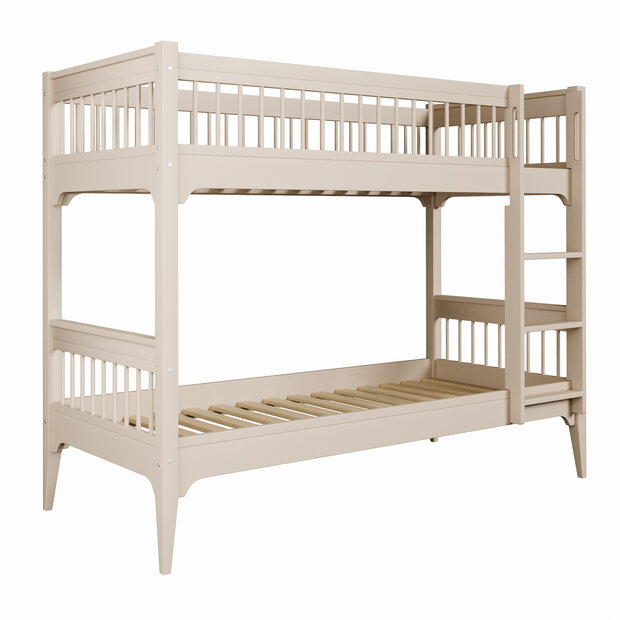 Carmela 90x200 stapelbed grenen cashmere