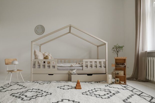 Miyo bedhuisje 90x190 grenen sage