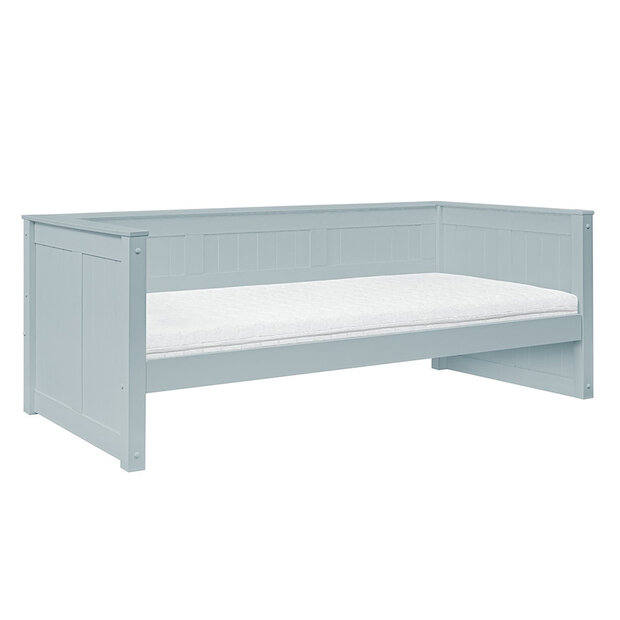 Collect bedbank 90x200 grenen blauw