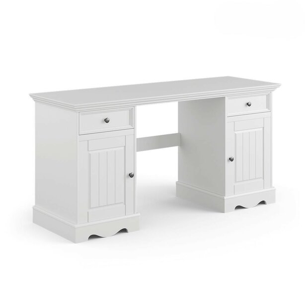 Borenzo bureau grenen wit