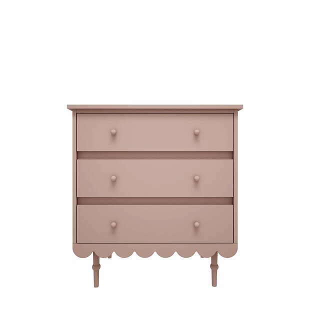 Babushka commode 3 laden pink 