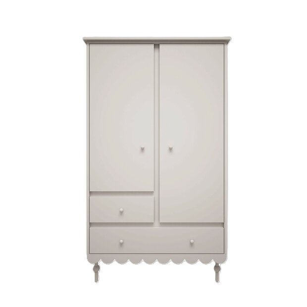 Babushka 2 deurs kast  wit