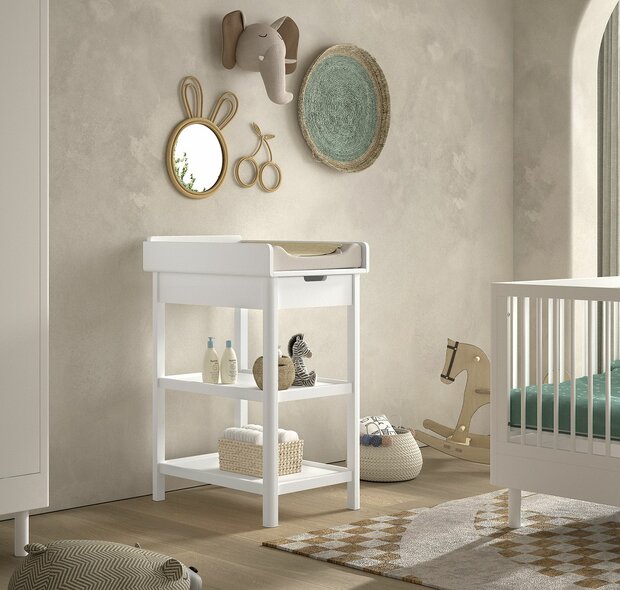 Forrest verzorgingstafel beuken wit