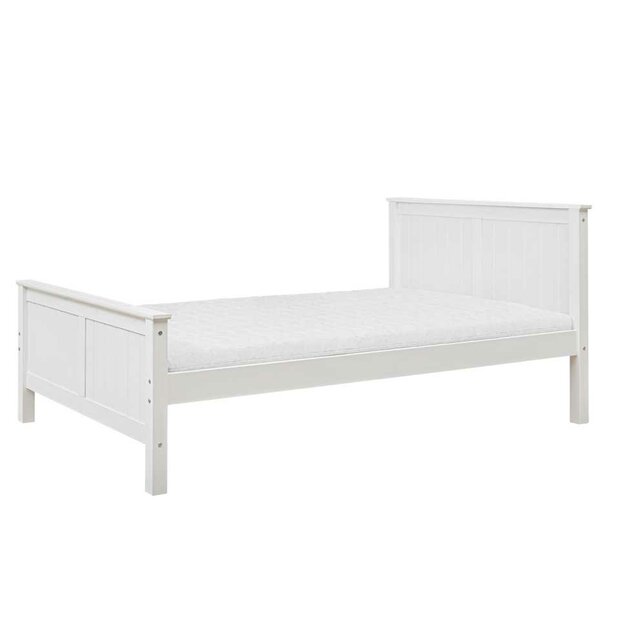 Collet twijfelaar bed 120x200 wit