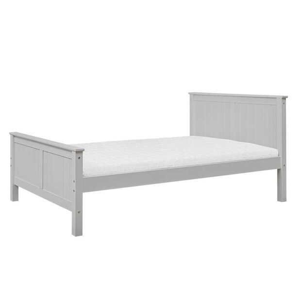 Collet twijfelaar bed 120x200 grijs