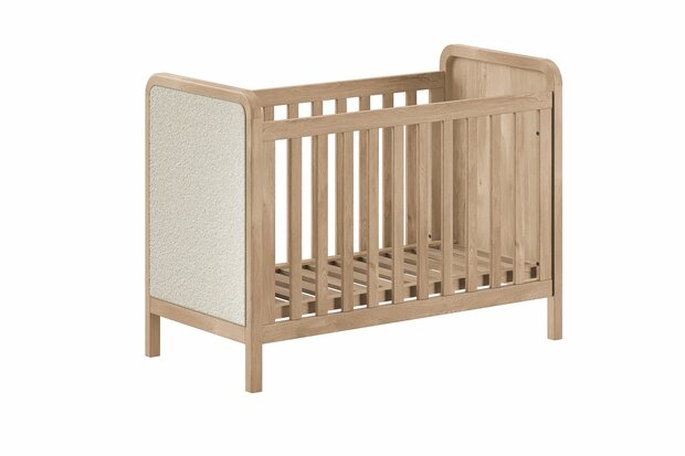 Woods 60x120 eiken boucle ledikant