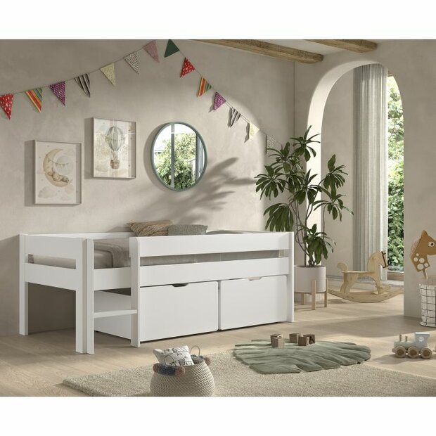 Scandi comapact bed 2 laden 90x200