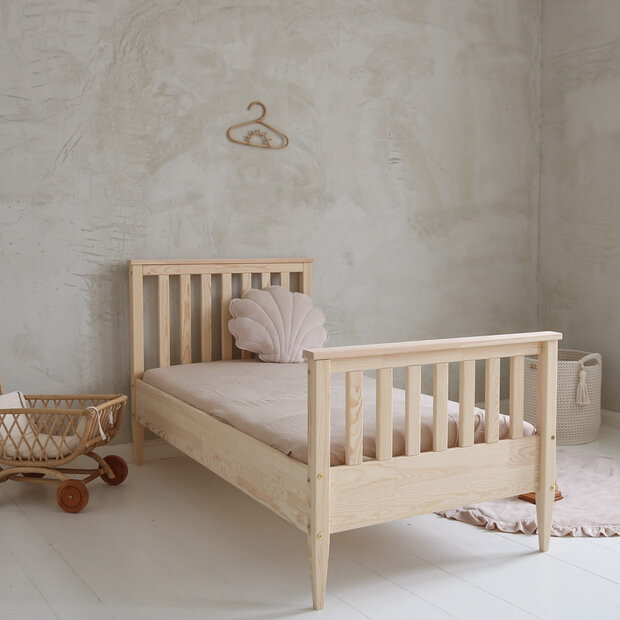Boho classic platte spijl 90x200 massief grenen