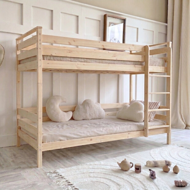 Basic barierra 90x200 deelbaar stapelbed