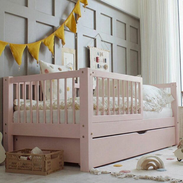 Basic Alto plus 80x160 roze grenen