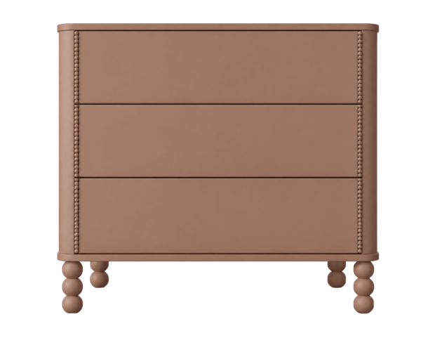 Dot 3 laden commode terracotta