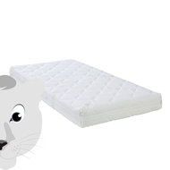 Zzzoo witte panter matras 60x120