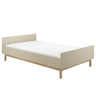 Miloo twijfelaar 120x200 bed champagne