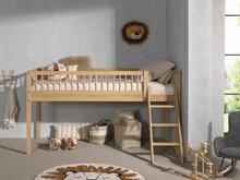 Forrest eiken halfhoogslaper 90x200