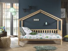 Dallas huisbed 90x200 naturel