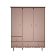 Babushka 3 deurs kast pink
