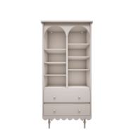 Babushka boekenkast hoog wit