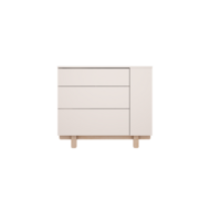 Basic commode 3 laden wit 