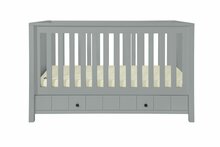 Allpin meegroei ledikant 70x140 grijs