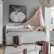 Emma bedbank met hartje 90x200