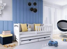 grevino 3 in 1 bedbank 90x200 grenen wit