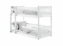 Brindisi stapelbed 90x200 wit