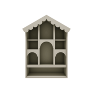 Babushka poppenhuis olijf