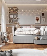 Calmo 3 in 1 bedbank 90x200 grijs