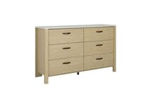 Auriol 6 laden kast gerookt eiken look