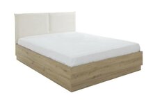 Tidy opberg bed met hoofdbord 160x200 eiken decor