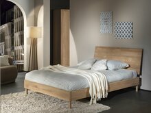 Forrest 2-persoons bed 160x200 massief eiken