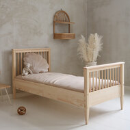 Boho classic ronde spijl 90x190 massief grenen
