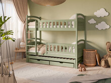 Bari stapelbed 90x200 olive