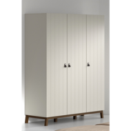 sezane 3 deurs kast clay walnoot