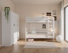 Lifetime Elements stapelbed 90x200 wit